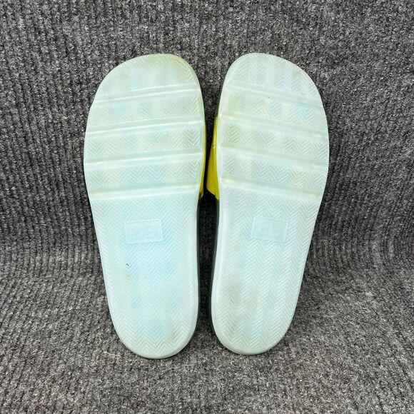 Tory Burch Bubble Jelly Slide Sandals Island Blue Yellow Women’s 8 B Rubber Pool - Picture 5 of 6